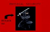 PHYSICAL SECURITY Attacker. Physical Security Not all attacks on your organization's data come across the network. Many companies focus on an “iron-clad”