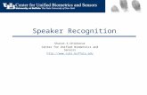 Speaker Recognition Sharat.S.Chikkerur Center for Unified Biometrics and Sensors .