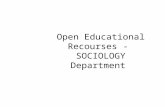 Open Educational Recourses - SOCIOLOGY Department.