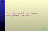 Mitchell J. Ross Contract and Procurement Management (PM 598)