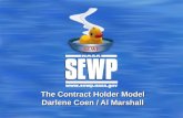 The Contract Holder Model Darlene Coen / Al Marshall.