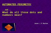 AUTOMATED PERIMETRY..or.. What do all those dots and numbers mean? Jason J S Barton.