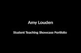 Amy Louden Student Teaching Showcase Portfolio. Greenwood Middle School.