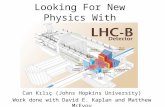 Looking For New Physics With Can Kılıç (Johns Hopkins University) Work done with David E. Kaplan and Matthew McEvoy.