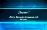 Chapter 7 Atoms, Elements, Compounds and Mixtures.
