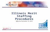 Illinois Merit Staffing Procedures Effective December 15, 2010 December 8, 2010.