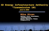 SD Energy Infrastructure Authority “Transmission 101” June 9, 2006 Mike Risan Senior Vice President, Transmission Basin Electric Power Cooperative Mike.