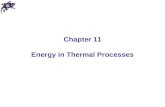 Chapter 11 Energy in Thermal Processes. Temperature and heat Heat ( Q ): energy transferred between a system and its environment because of a temperature.