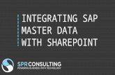 INTEGRATING SAP MASTER DATA WITH SHAREPOINT. SESSION EVALUATIONS  Schedule and evaluate each session you attend via our mobile app that can be used across.