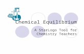 Chemical Equilibrium A StarLogo Tool for Chemistry Teachers.