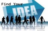 Convert Ideas to Opportunity Idea Generation, Evaluation, & Acceleration Workshop.