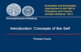 Introduction: Concepts of the Self Thomas Fuchs Embodied and Embedded Approaches to the Self in Psychiatry and Psycho- somatic Medicine 2011.