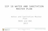 SIP 18 WATER AND SANITATION MASTER PLAN Water and Sanitation Master Plan NDHS and DWA 2013 1Water & Sanitation Master Plan.