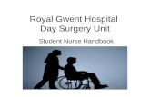 Royal Gwent Hospital Day Surgery Unit Student Nurse Handbook.