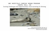 UNC HOSPITALS CARDIAC REHAB PROGRAM CHAPEL HILL, NC Turning Challenges Into Opportunities: From Surviving To Thriving Janet Garvey Baradell, PhD, RN, CS.