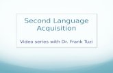 Second Language Acquisition Video series with Dr. Frank Tuzi.