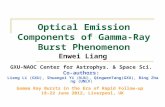Optical Emission Components of Gamma-Ray Burst Phenomenon Enwei Liang GXU-NAOC Center for Astrophys. & Space Sci. Co-authors: Liang Li (GXU), Shuangxi.