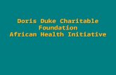 Doris Duke Charitable Foundation African Health Initiative.