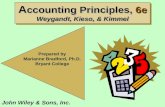 A ccounting Principles, 6e Weygandt, Kieso, & Kimmel Prepared by Marianne Bradford, Ph.D. Bryant College John Wiley & Sons, Inc.
