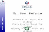 LEARN. LEAD. INSPIRE. Man Down Defense Andrew Fink, Mount Ida College Chris Widelo, Mount Ida College Anthony DiMaio, Mount Ida College.