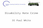Bromley Learning Disability Partnership Board Disability Hate Crime DI Paul White.