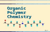 29-1 OrganicPolymerChemistry. 29-2 Some Definitions  Polymer:poly+meros  Polymer: From the Greek, poly + meros, many parts. Any long-chain molecule.