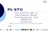 The PLASTIC UML to Performance Model Transformation Tool -MOSQUITO- (Tutorial) (MOdel driven conStruction of QUeuIng neTwOrks) UDA.