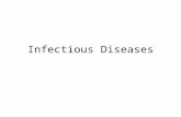 Infectious Diseases. Infectious diseases Pathogen Organism which causes disease e.g. bacterium, virus, protocista (one celled organism) Transmission Transfer.