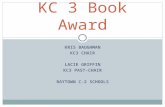 KRIS BAUGHMAN KC3 CHAIR LACIE GRIFFIN KC3 PAST-CHAIR RAYTOWN C-2 SCHOOLS KC 3 Book Award.