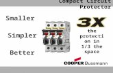 Smaller Simpler Better Compact Circuit Protector the protection in 1/3 the space.