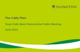 The Cally Plan Team Cally Ward Partnership Public Meeting June 2013.