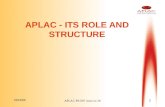 2014/05 1 APLAC PR 007 issue no 36 APLAC - ITS ROLE AND STRUCTURE.