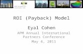 APM Automation Solutions Ltd. ROI (Payback) Model Eyal Cohen APM Annual International Partners Conference May 4, 2011.