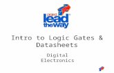 Digital Electronics Intro to Logic Gates & Datasheets