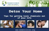 Detox Your Home  Tips for getting toxic chemicals out of your life.