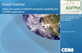 Duval County: Using the power of SWMM unsteady modeling for CLOMR applications May 17 2011, Louisville KY José Maria Guzmán, P.E. D.WRE Gaston Cabanilla,