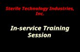 Sterile Technology Industries, Inc. In-service Training Session.