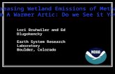 Increasing Wetland Emissions of Methane From A Warmer Artic: Do we See it Yet? Lori Bruhwiler and Ed Dlugokencky Earth System Research Laboratory Boulder,