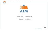 The AIM Consortium January 26, 2009. The AIM Consortium Delaware, Georgia, Iowa, Louisiana, Massachusetts, Maine, Michigan, Minnesota, Missouri, New York,