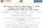 Radiation Effects Challenges in 90nm Commercial-Density SRAMs: A Comprehensive SEE and TID Study Jeff Draper, Y. Boulghassoul, M. Bajura, R. Naseer, J.