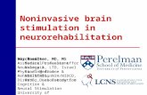 Noninvasive brain stimulation in neurorehabilitation Roy Hamilton, MD, MS Assistant Professor of Neurology & Physical Medicine & Rehabilitation Director,