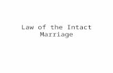 Law of the Intact Marriage. To what extent will the state intervene to resolve disputes in ongoing marriages? What are the duties spouses owe to one another.