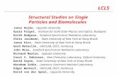 LCLS Structural Studies on Single Particles and Biomolecules Janos Hajdu, Uppsala University Gyula Faigel, Institute for Solid State Physics and Optics,