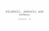 Alcohols, phenols and ethers Chapter 14. Bonding for oxygen atoms in organic compounds Oxygen is commonly found in two forms in organic compounds: Oxygen.