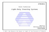 Light-Duty Steering Systems Parts Technician First Period Material Identification and Calculations 270103i.