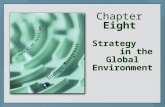 Chapter Eight Strategy in the Global Environment.