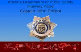 Arizona Department of Public Safety Highway Patrol Captain John Philpot.