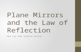 Plane Mirrors and the Law of Reflection Dee Luo and Jasmine Raskas.