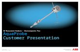 © ABB Group May 20, 2015 | Slide 1 AquaProbe Customer Presentation BU Measurement Products – Electromagnetic Flow.