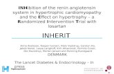 INH ibition of the renin angiotensin system in hypertrophic cardiomyopathy and the E ffect on hypertrophy – a R andomized I ntervention T rial with losartan.